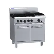 Luus RS-4B3C 4 Burner 300mm Chargrill with Oven