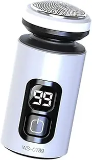 Bald Head Shavers for Men, Portable Small Electric Razor, Hair Removal Epilators for Grooming Daily Travel Business Offices Outdoor Urgency Bathroom