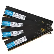 Crucial 4x 16GB 1RX8 PC4-2133P DDR4 17000MHz 288Pin UDIMM Desktop Memory RAM