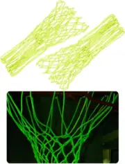 Basketball Net Outdoor, Upgraded Glow-In-The-Dark Basketball Net, Heavy Duty Ba