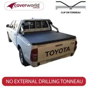 Toyota Hilux Dual Cab - Soft Tonneau Cover - Clip On