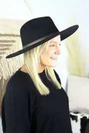 Rayna Ranchers Style Hat (Black)