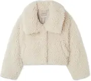 [SNIDEL] SWFC244036 Women's 2-Way Color Poodle Fur Coat