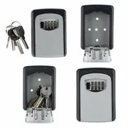 Wall Mounted Weather Resistant 4 Digit Combination Lock Key Safe Box Storage
