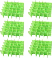 56 PCS Adjustable Grid Drawer Organizer, DIY Drawer Divider, Plastic Drawer Sepa