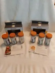 2 Packs 3 piece spice sets taste of Asia + Taste Of Italy =6 Jars New ALLRECIPES