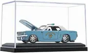 Odoria Acrylic Case Perspex Display Box (8.5x4x5 cm) Dustproof for 1/64 Car, Golf Ball