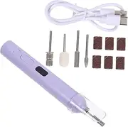 Cabilock Manicure Machine Drill Bit Nail Drill Foot Files Electric Nail Drill Electric Remover Discs Nail Tools Pedicure Disc Replacement Dead Skin Nail Bits Nail Kits Violet Plastic