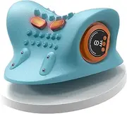 Neck Massager,Masajeador de Cuello,3 Modes Portable Neck and Shoulder Relaxer,Electric Pillows with Heat,26° Angle Cervical Traction Device,for Pain Relief and Muscle Relaxation (1)