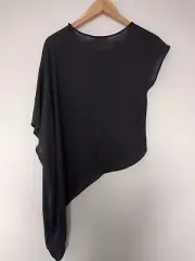 SASS & BIDE / Silk Tales Asymmetrical top / Black Size 6
