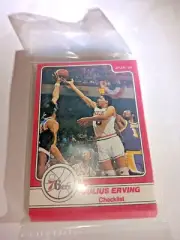 1985 Star- JULIUS ERVING "DR. J" (FACTORY SEALED, COMPLETE SET- 18 cards)
