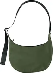 [XSUIOY] Nylon Crescent Shoulder Bag for Women Men,Crossbody Bag with Adjustable Strap&Dual Interior Zip Pocket