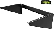 JINGCHENGMEI 19 Inch 6U Heavy Duty Vertical Wall Mountable Rack and 125 lb Wall Mountable Server Rack (MFT-HVWRF6U)