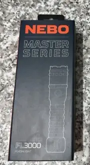 NEBO Master Series FL3000 Rechargeable IP67 Waterproof 3000 Lumen LED Flashlight