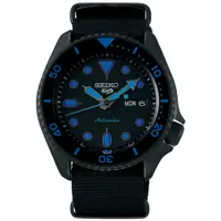 在飛比找PChome24h購物優惠-SEIKO 精工 5 Sports 極限潮流運動機械錶-黑/