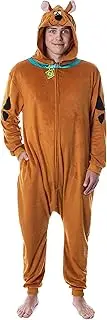 [INTIMO] Scooby-Doo Mens' Hooded Costume Sleep Pajama Union Suit Outfit