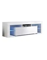 [Artiss] TV Cabinet Entertainment Unit Stand RGB LED in White
