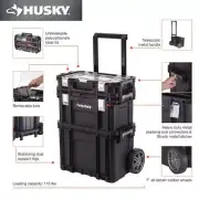 Husky Connect 2-Drawer Tool Box - Black High Quality Original USA
