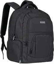 Carfany CPAP Backpack 17.32 Inch Lightweight Carrying On Travel Bag for Machine and Laptop Tablet Women Men Compatible with Resmed Airsense 10 Mini Philips Dreamstation Respironics Accessories,Black