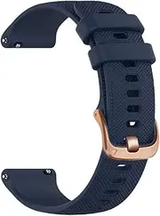 [SKXMOD] 18/20mm strap for Garmin Vivomove 3S/4S/HR/Forerunner 245 smart watch Sport silicone Quick release bracelet Wristband Accessory