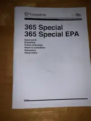 Husqvarna 365 Special Chainsaw Illustrated Parts Diagram List Manual