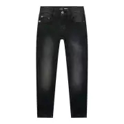 Wonder Nation Jeans Boys Fashion Skinny Denim Size 14 Husky Black Wash --W1--