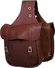 Weaver Leather Chap Leather Saddle Bag, Brown