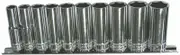 SP Tools SP20242 - Socket Set 3/8" Drive 10 Piece Metric Deep Sockets C/W Socket Rail