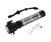 Upgraded 100 LED Flashlight Black UV Light Ultraviolet Torch with Protective Glasses