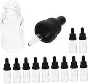 TOVINANNA Glass Dropper Bottles for Essential Oils Refillable Oil Dispenser Bottle