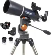 Brand New Celestron - AstroMaster 80AZS Refractor Telescope With Tripod