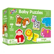 2pc Galt Baby Jigsaw Puzzles Jungle Learning Game Early Leanring Toy 18m+
