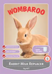 Wombaroo Rabbit Milk Replacer 1kg