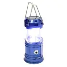 Portable Solar LED Camping Lantern Flashlight USB Rechargeable Tent Light Lamps