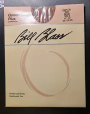 Bill Blass Queen Size Plus Beige Pantyhose (5’4”-5’8" 185-200lbs) Size A