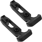 DOITOOL 2pcs Flexible Rubber T-Handle Hasp Latch for Car Hood Toolboxes and Coolers Elastic Draw Latches with Load Capacity and Easy Installation