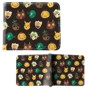 New Majora's Mask THE LEGEND OF ZELDA BiFold Wallet Credit Card Billfold