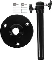 TEHAUX Ceiling Projector Mount with Rotatable Head Adjustable Projector Mounting Bracket for Easy Installation Wall Desk Ceiling Sturdy and