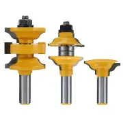 3Pcs 1/2 Inch Shank Entrance Rod And Ogee Router Bit Inner Door Assorted R / S Woodworking Tools