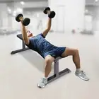 FITNESS FLAT BENCH HOME GYM PRESS WEIGHTS WEIGHT