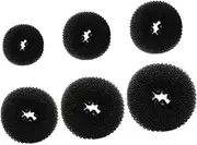 Healeved 6pcs Hair Donut Bun Makers for Women Creative Chignon Tools to Securely Hold Hair for Daily Activities and Fitness Easy to Use