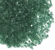 2 Lbs. Broken Tempered Glass for Craft/Art Projects - SOLEXIA (green) 1/4" Thick