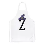 Letter Z Witches Wizard Hat Chefs Apron Witch Halloween Alphabet Cooking