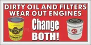 PENNZOIL OIL AC FILTERS GAS STATION VINTAGE SIGN REMAKE ALUMINUM SIZE OPTIONS