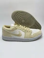 Nike Wmns Air Jordan 1 Low SE Team Gold Sail Shoes (FN3722 701) Wmns Sz 9.5
