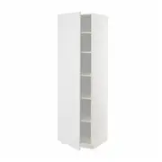 METOD high cabinet with shelves, white/Stensund white, 60x60x200 cm