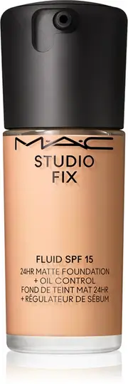 [Mac cosmetics] Mac Studio Fix Fluid Spf 15 - Soft-Matte Foundation, Second Skin Effect, Full Coverage Naturale Up To 24 Hours N6.5 (30ml)