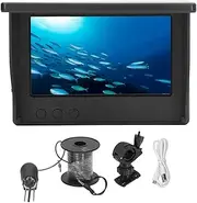 HD Fish Detector with True Color LCD IPS Display,Video Fish Finder,Infrared Dark Night Lamp,Underwater Fishing Camera,for Ice Sea River Fishing Search