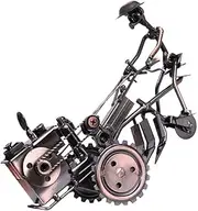 Vaguelly Vintage Iron Tractor Model Ornament for Home Porch Decor Retro Desktop Adornment for Friends for Offices Cafes and Hotels Any Space