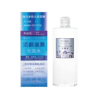 SIEGAL 思高化妝水500ml-(玻尿酸/珍珠松露/活齡滋養/白茶櫻花/金縷梅) 台灣製 臉部保養